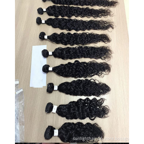 10A niveau haute qualite extensions de tissage cheveux peruvian hair with closure/frontal remy kinky curl cheveux humains remy